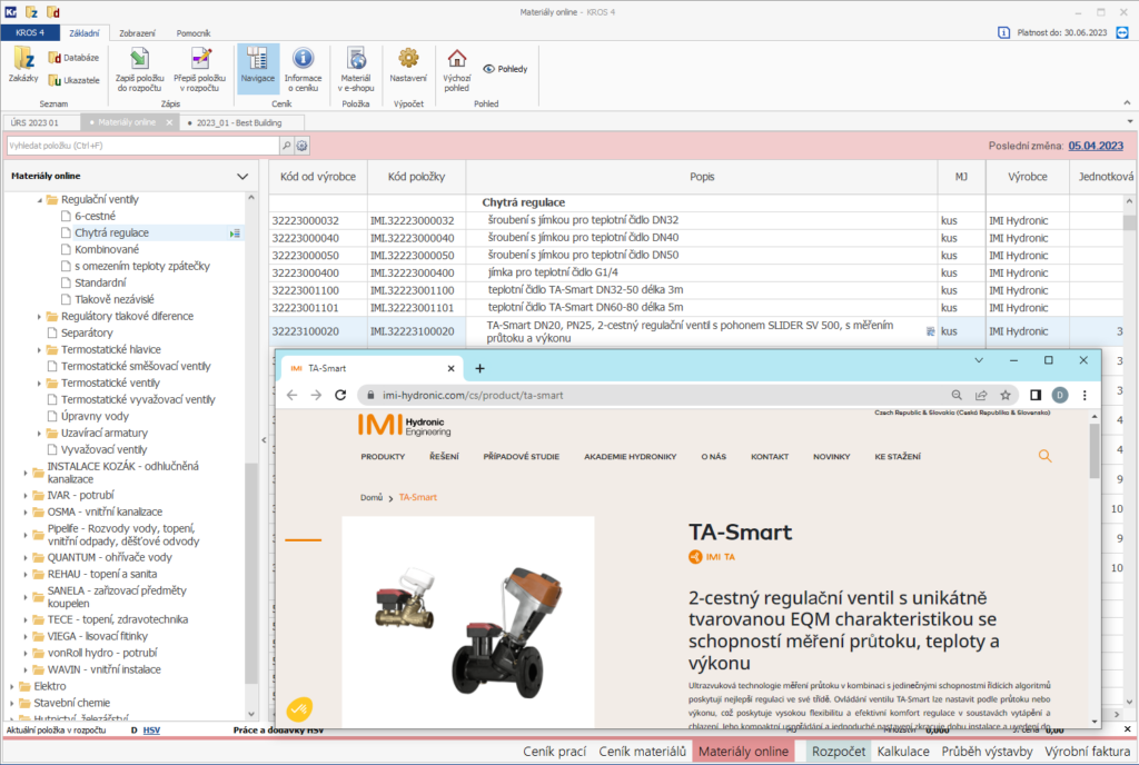 IMI Hydronic Engineering - Materiály online - ÚRS