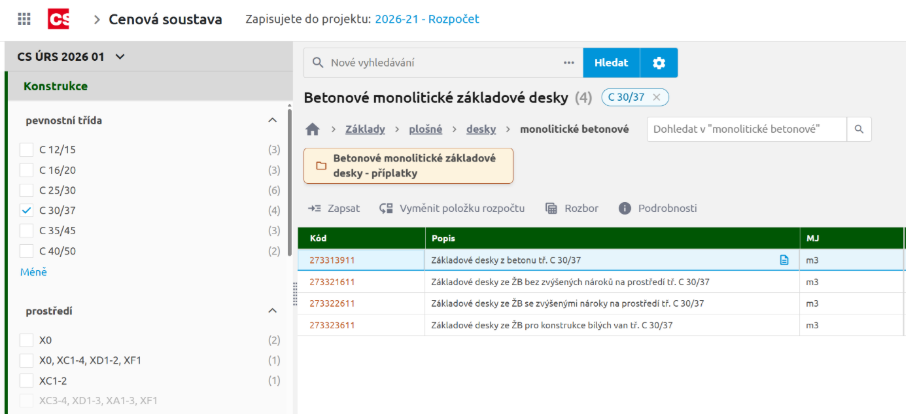 Chytré vyhledávání v KROS
